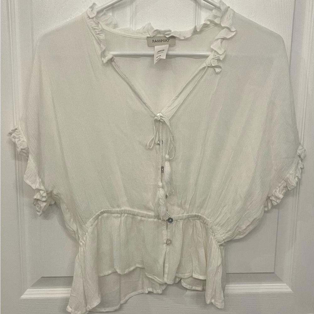 White Blouse Women’s Size Medium